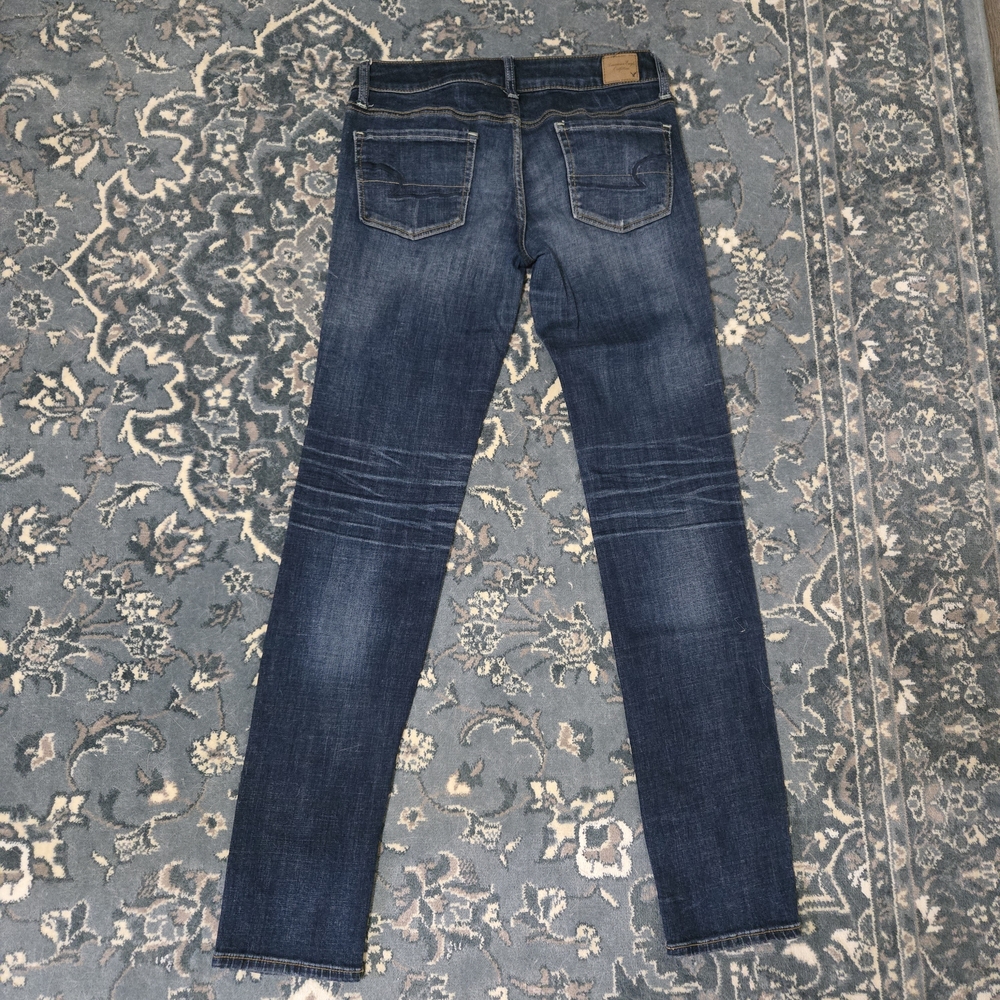 American Eagle Dark Wash Skinny Jeans - Picture 2 of 7